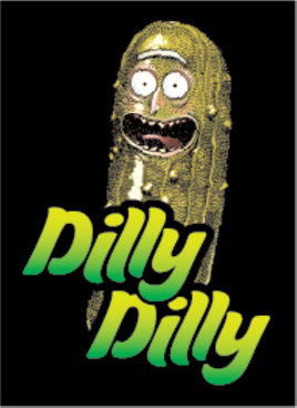Standard Deck Protector, Dilly Dilly (50)