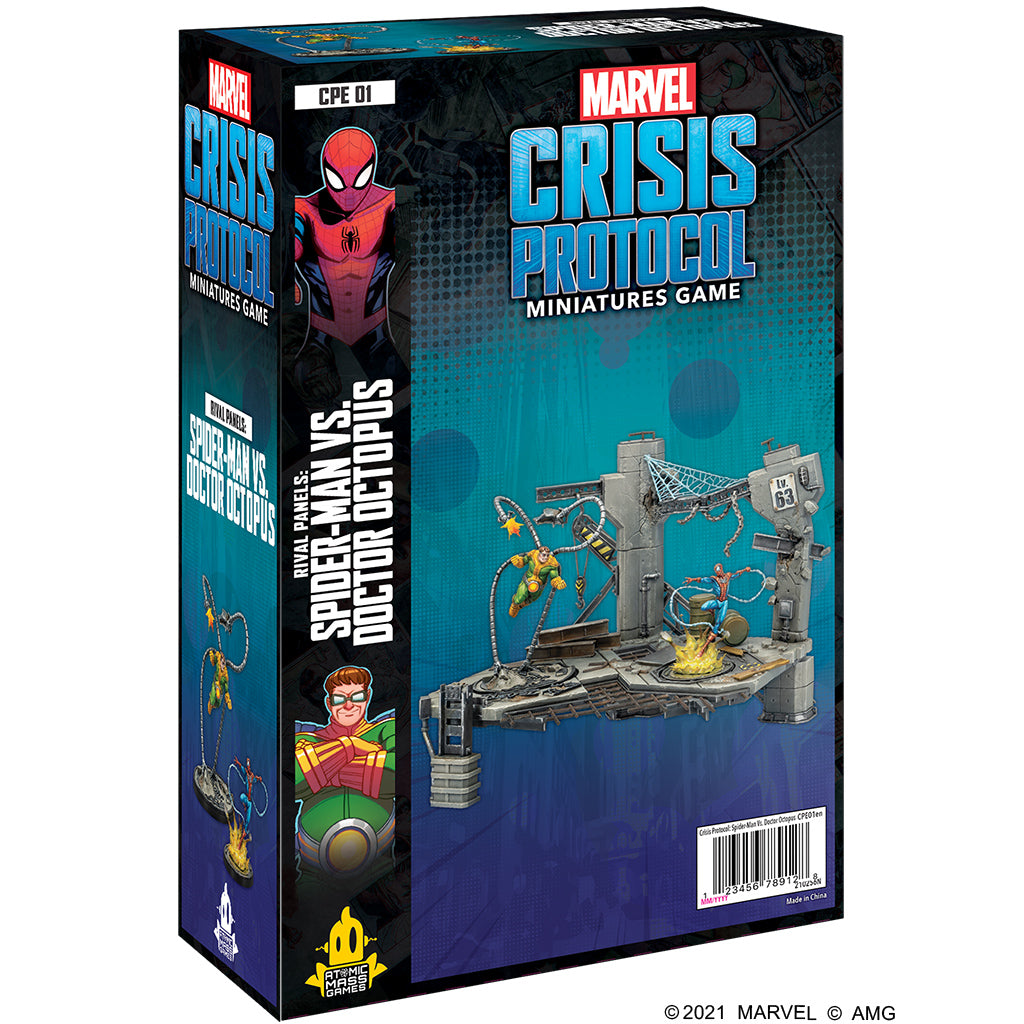 Panels rivaux du Protocole de crise Marvel : Spider-Man contre Docteur Octopus