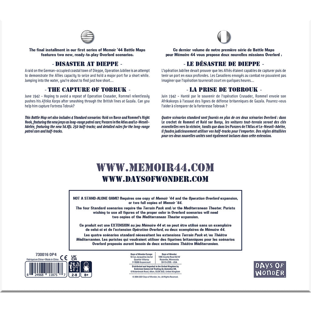 Mémoire 44 - Le Désastre de Dieppe (ML)