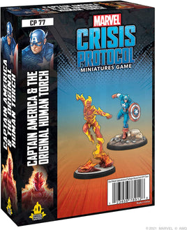Marvel Crisis Protocol Captain America & The Original Human Torch Character Pack