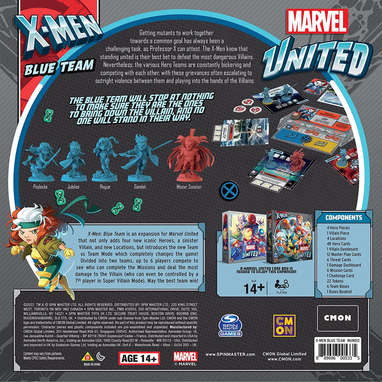 Marvel United - X-Men: Blue Team Expansion