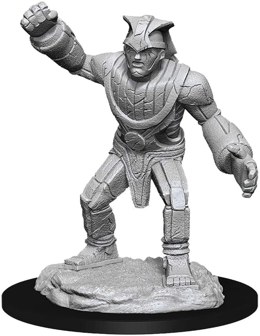 Nolzur's Unpainted D&D Miniatures Stone Golem W11