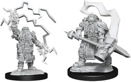 Nolzur's Unpainted D&D Miniatures Dwarf Cleric (Male) W14