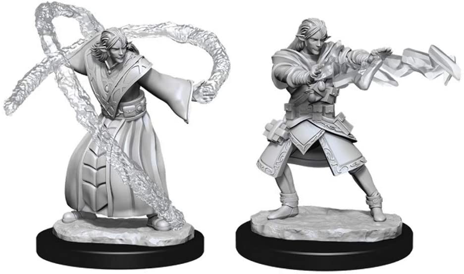 Nolzur's Figurines D&D Non Peinte: Elf Wizard (Male) W13