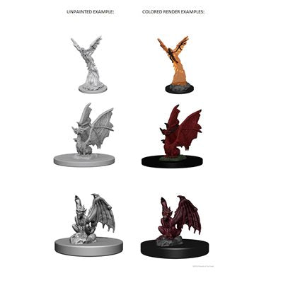 Nolzur's Unpainted D&D Miniatures Familiars W1