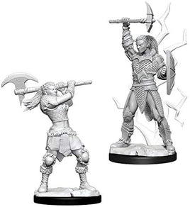 Nolzur's Unpainted D&D Miniatures Goliath Barbarian (Female) W10