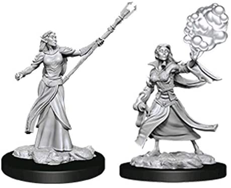 Nolzur's Figurines D&D Non Peinte - Female Elf Sorcerer Wave 12
