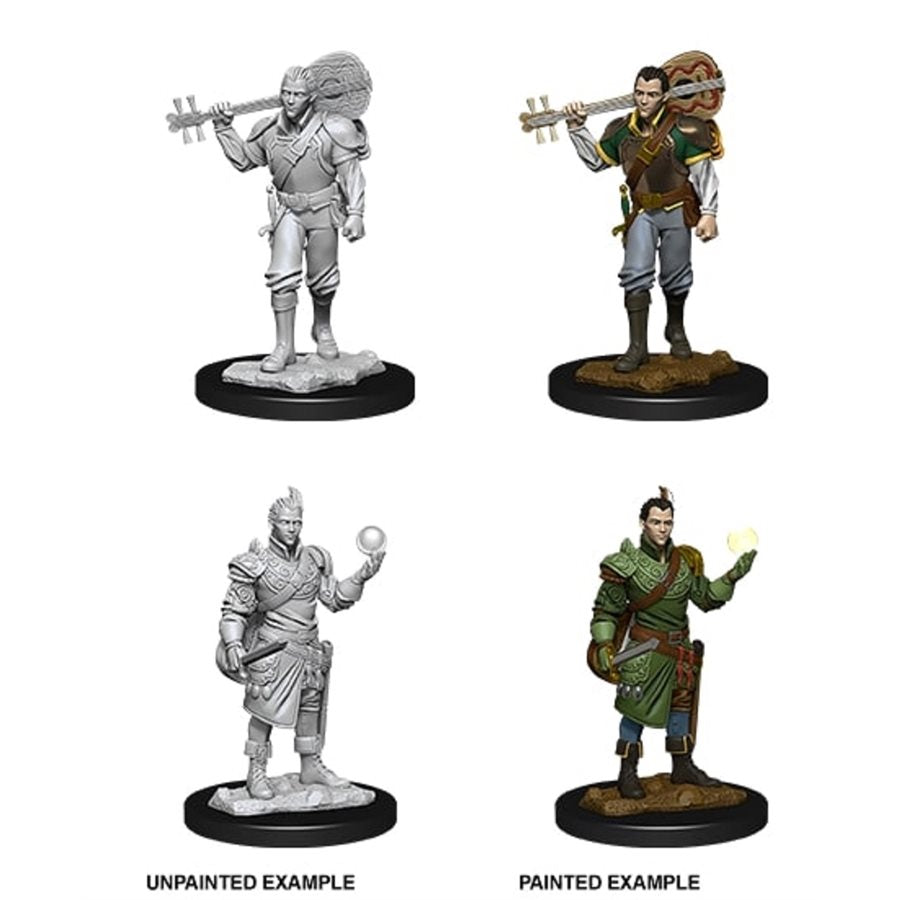 Nolzur's Unpainted D&D Miniatures Half-Elf Bard