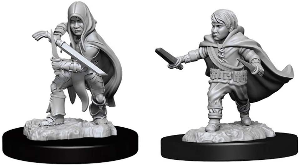 Nolzur's Unpainted D&D Miniatures Halfling Rogue (Male) W13