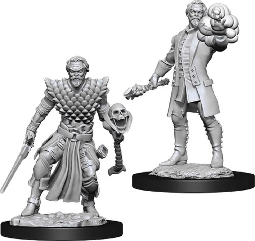 Nolzur's Figurines D&D Non Peinte - Human Warlock (Male) W10