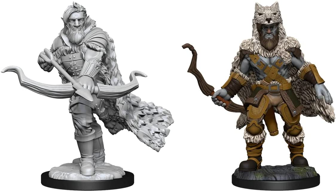 Nolzur's Unpainted D&D Miniatures Firbolg Ranger Male W14