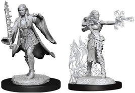Nolzur's Unpainted D&D Miniatures Multiclass Warlock + Sorcerer (Female) W13