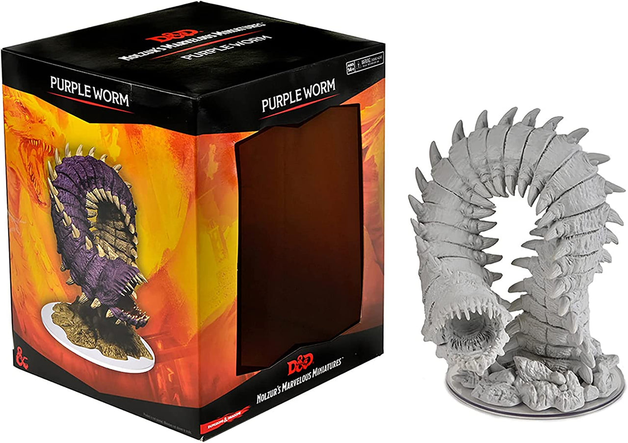 Nolzur's Figurines D&D Non Peinte: Purple Worm