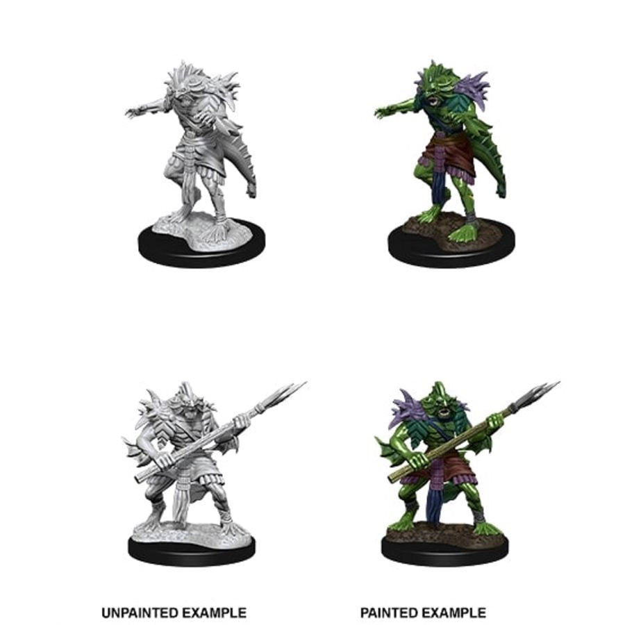 Nolzur's Unpainted D&D Miniatures Sahuagin W12