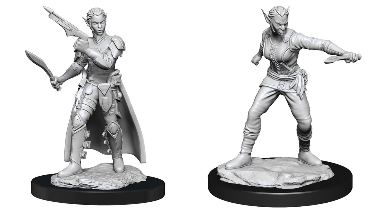 Nolzur's Unpainted D&D Miniatures Multiclass Shifter Rogue (Female) W13