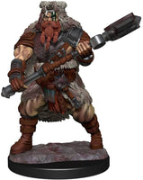 Nolzur's Unpainted D&D Miniatures Human Barbarian (Male) W14