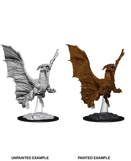 Nolzur's Figurines D&D Non Peinte: Young Copper Dragon W8