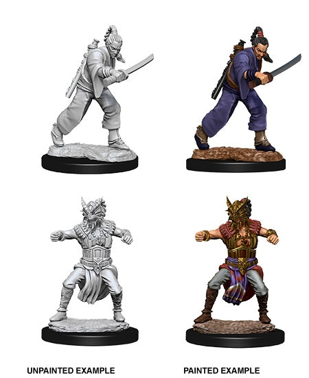 Nolzur's Unpainted D&D Miniatures Human Male Monk (Male) W8