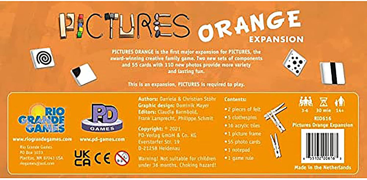 Pictures Orange Expansion Board Game (EN)