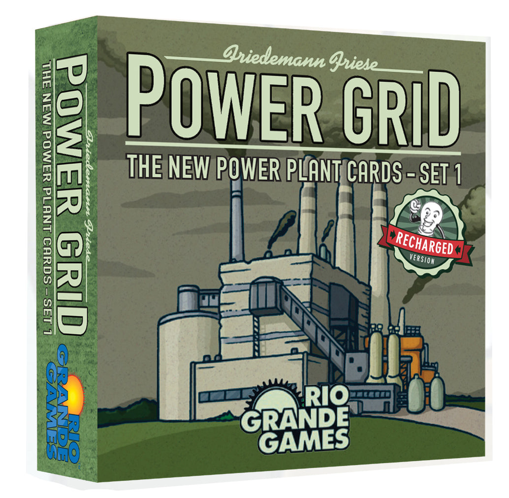Power Grid New Power Plant Cards Set 1 Recharged Version