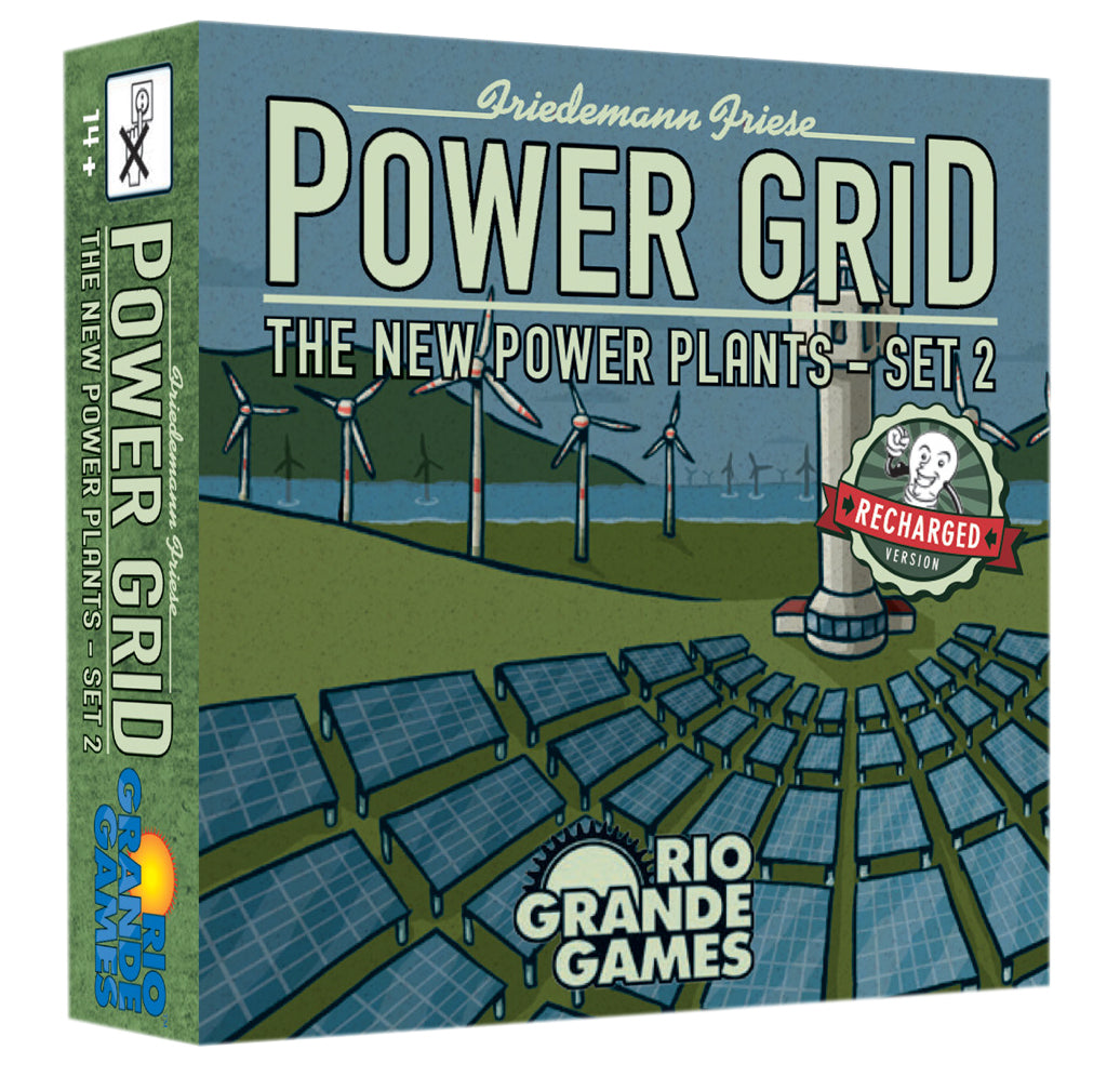 Power Grid New Power Plant Cards Set 2 Recharged Version (EN)