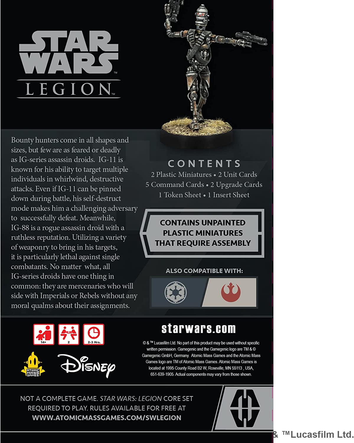 Star Wars Legion IG-Series Assassin Droid Operative Expansion (EN)