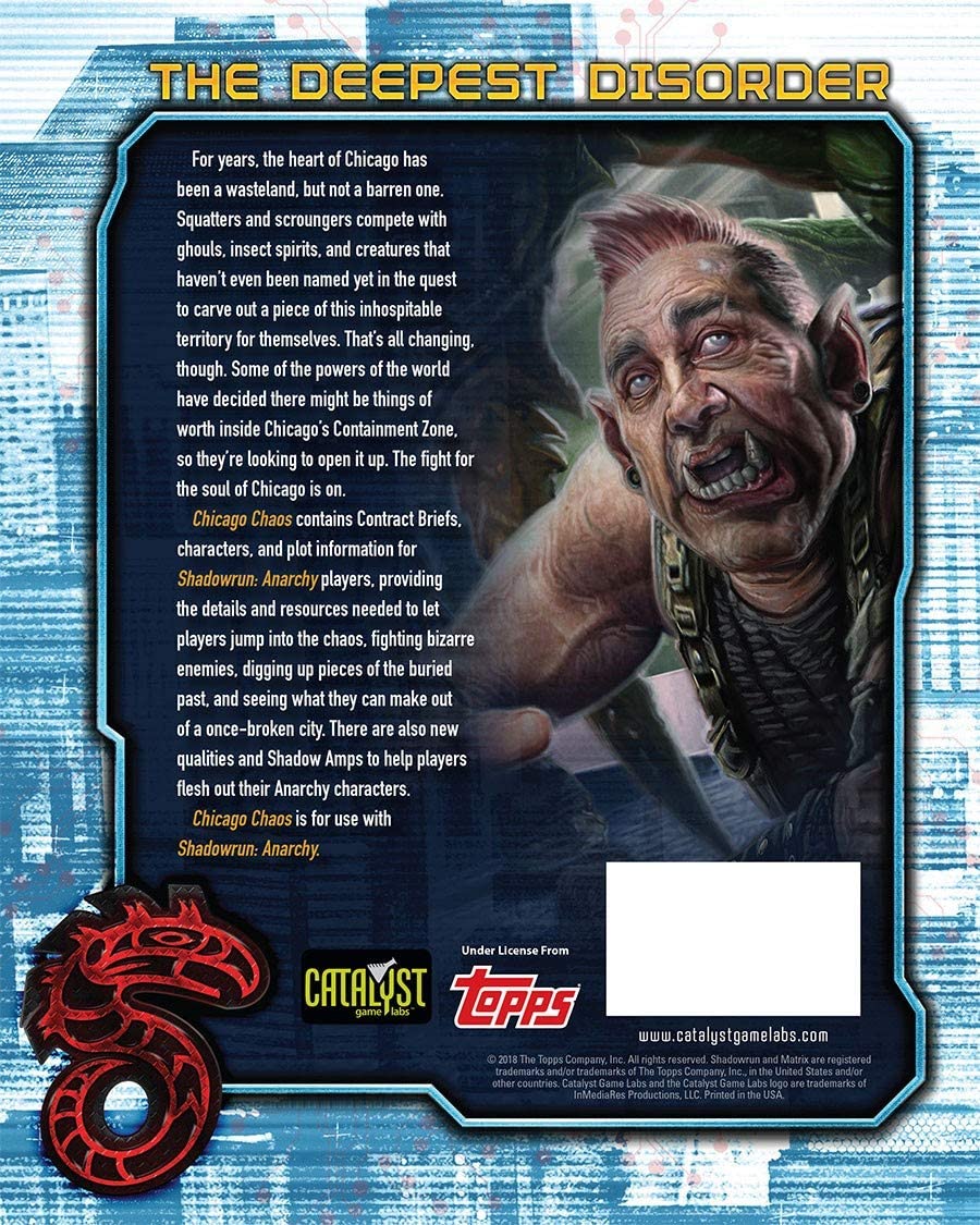 Shadowrun Anarchy: Chicago Chaos (English) (Clearance)