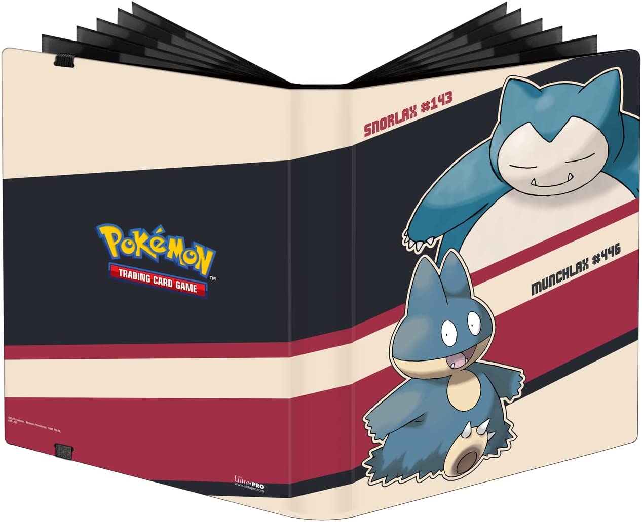 Classeur PRO à 9 pochettes Pokémon Ronflex et Munchlax
