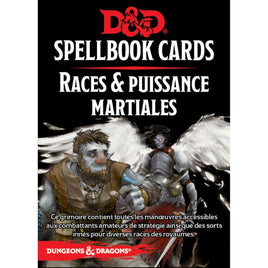 D&D 5e Édition Spellbook Cards Races & Puissance Martiales (French Edition)