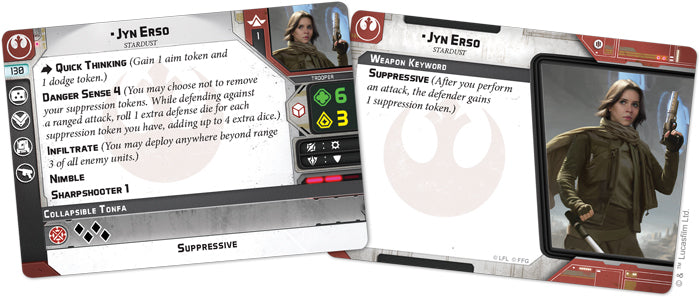 Star Wars Legion Jyn Erso Commander Expansion