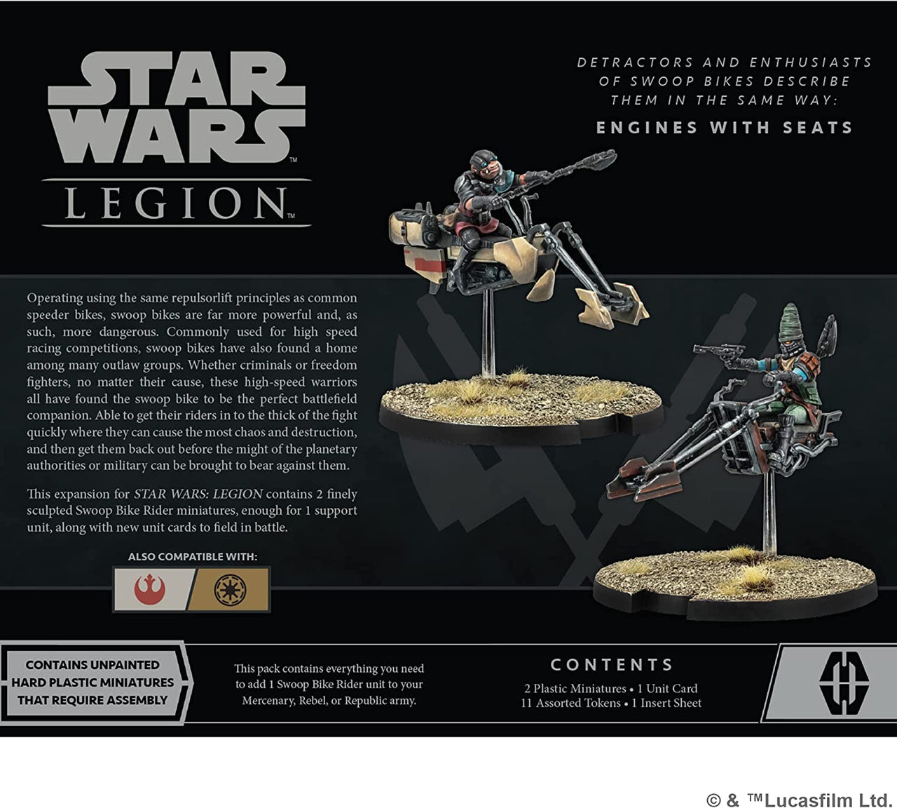 Star Wars Legion Swoop Bike Riders Unit Expansion