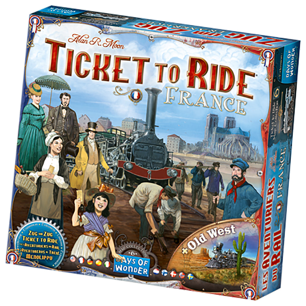 Ticket to Ride map #6 - France + Old West (ML)