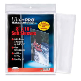 Ultra Pro - 50 Soft sleeves,  8" x 10"