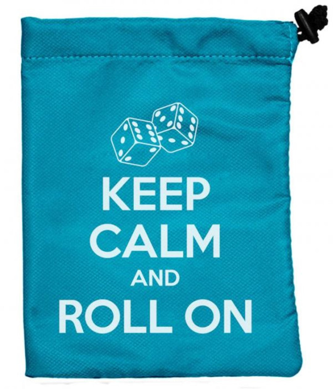 Treasure Nest Dice Bag, Keep Calm and Roll on