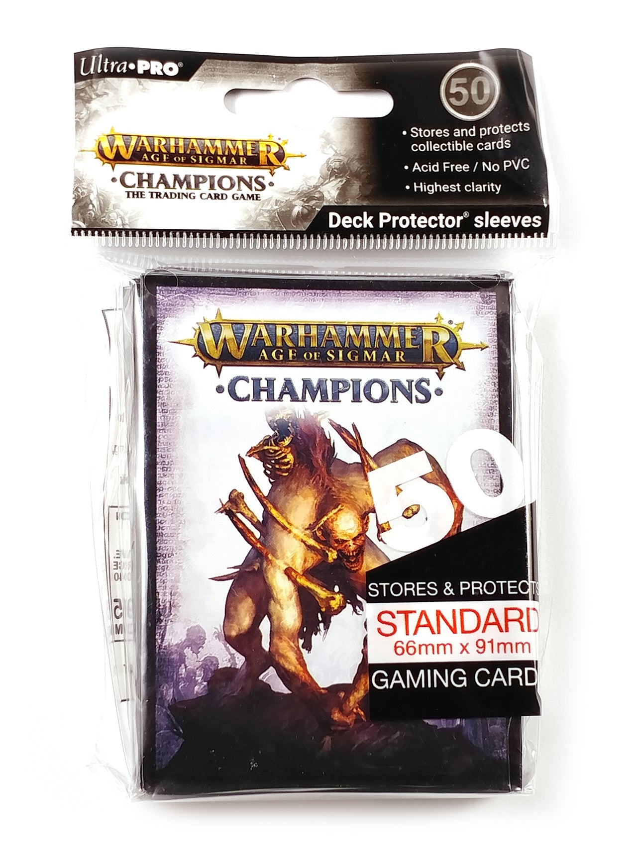 Standard Deck Protector, Warhammer Age of Sigmar Death (50)