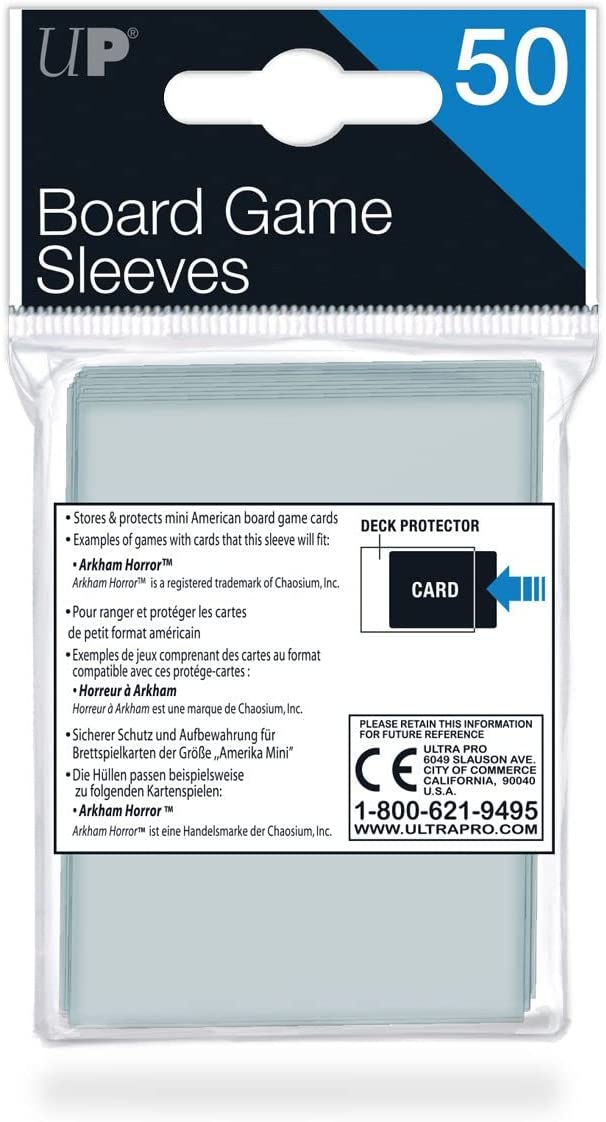 Board Game Sleeves, 41 mm x 63 mm, Mini American