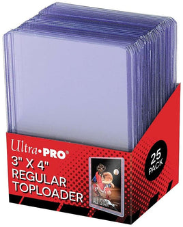 Ultra Pro 3" x 4" Regular Toploader (Pack of 25)