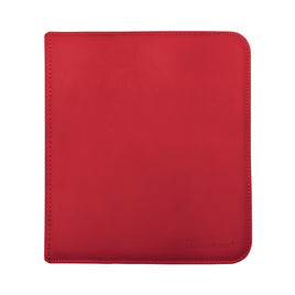 Vivid 12-Pocket Zippered PRO-Binder Red