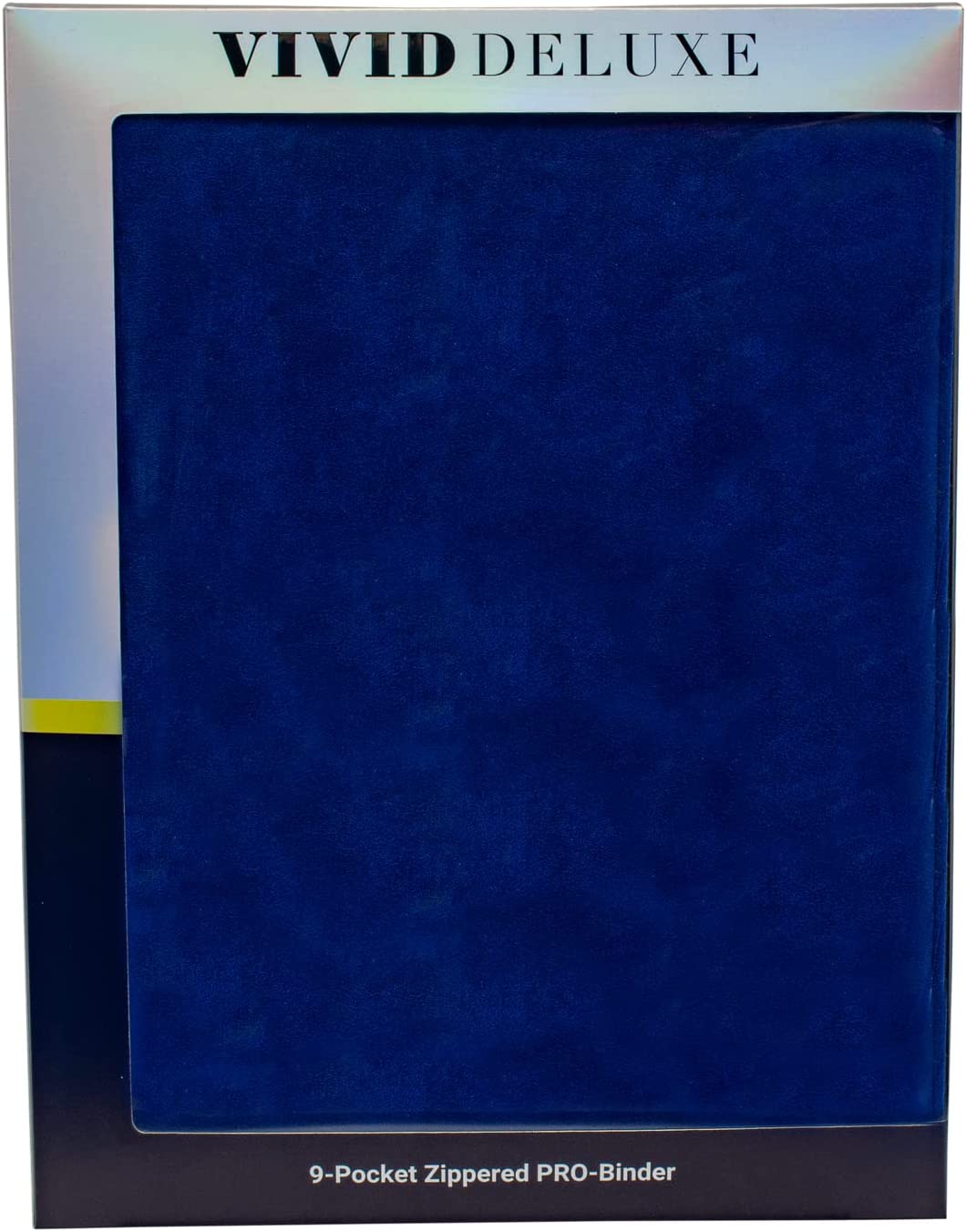 Vivid Deluxe 9-Pocket Zippered PRO-Binder Blue