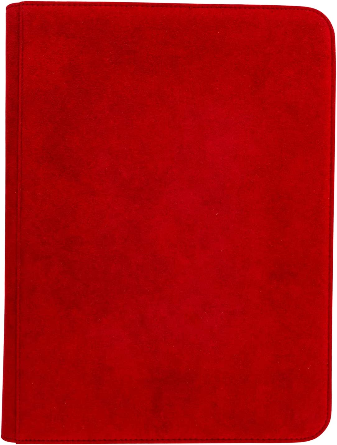 Vivid Deluxe 9-Pocket Zippered PRO-Binder Red