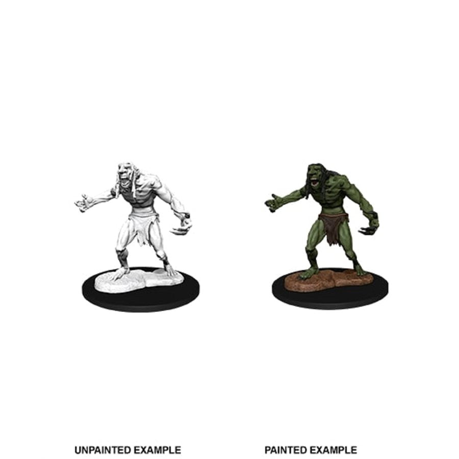 Nolzur's Figurines D&D non-peinte Raging Troll W12