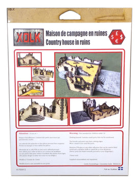 Country House in Ruins, 15 mm Scale