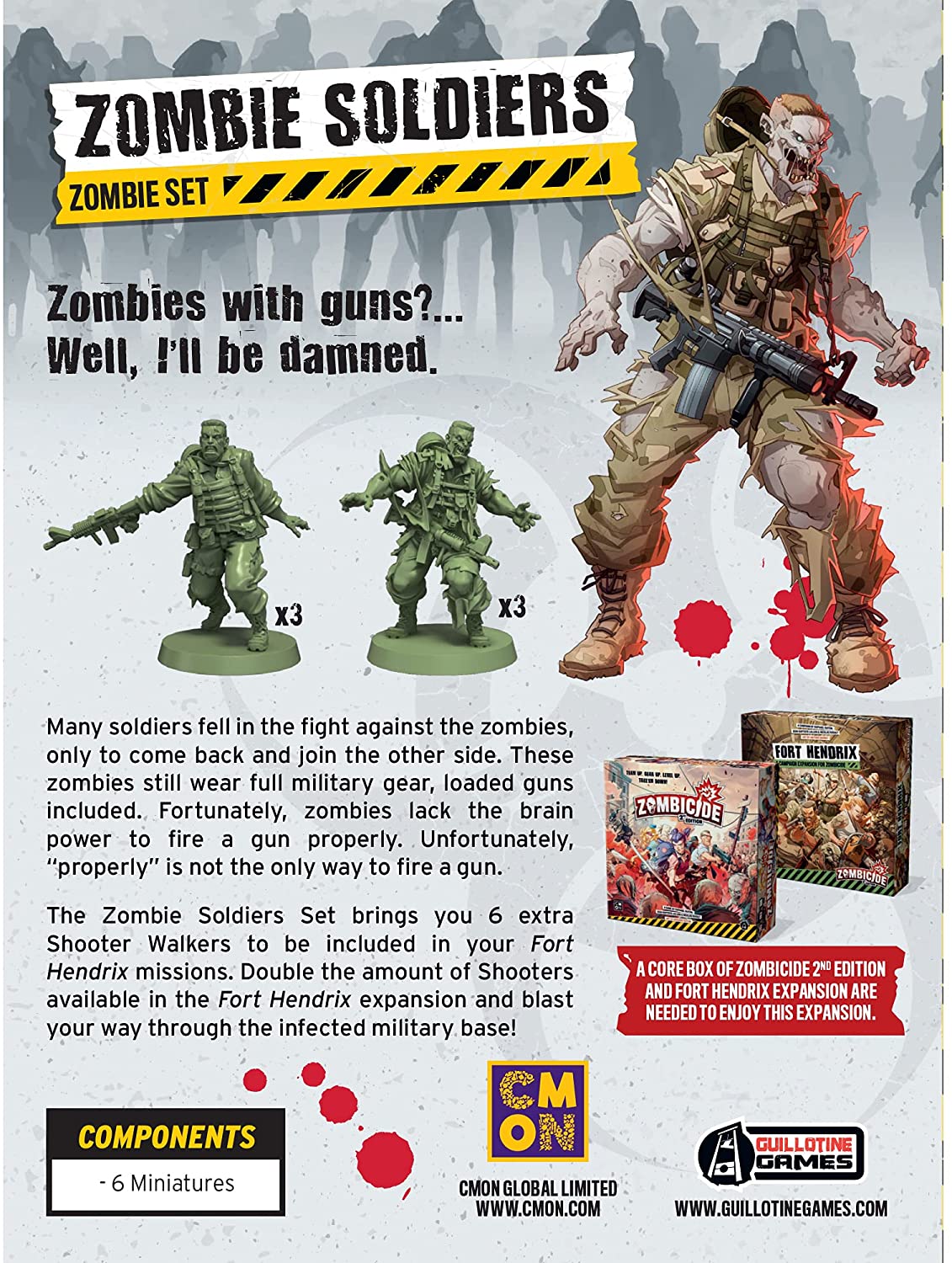Zombicide 2nd Edition Zombie Soldiers Expansion (English)