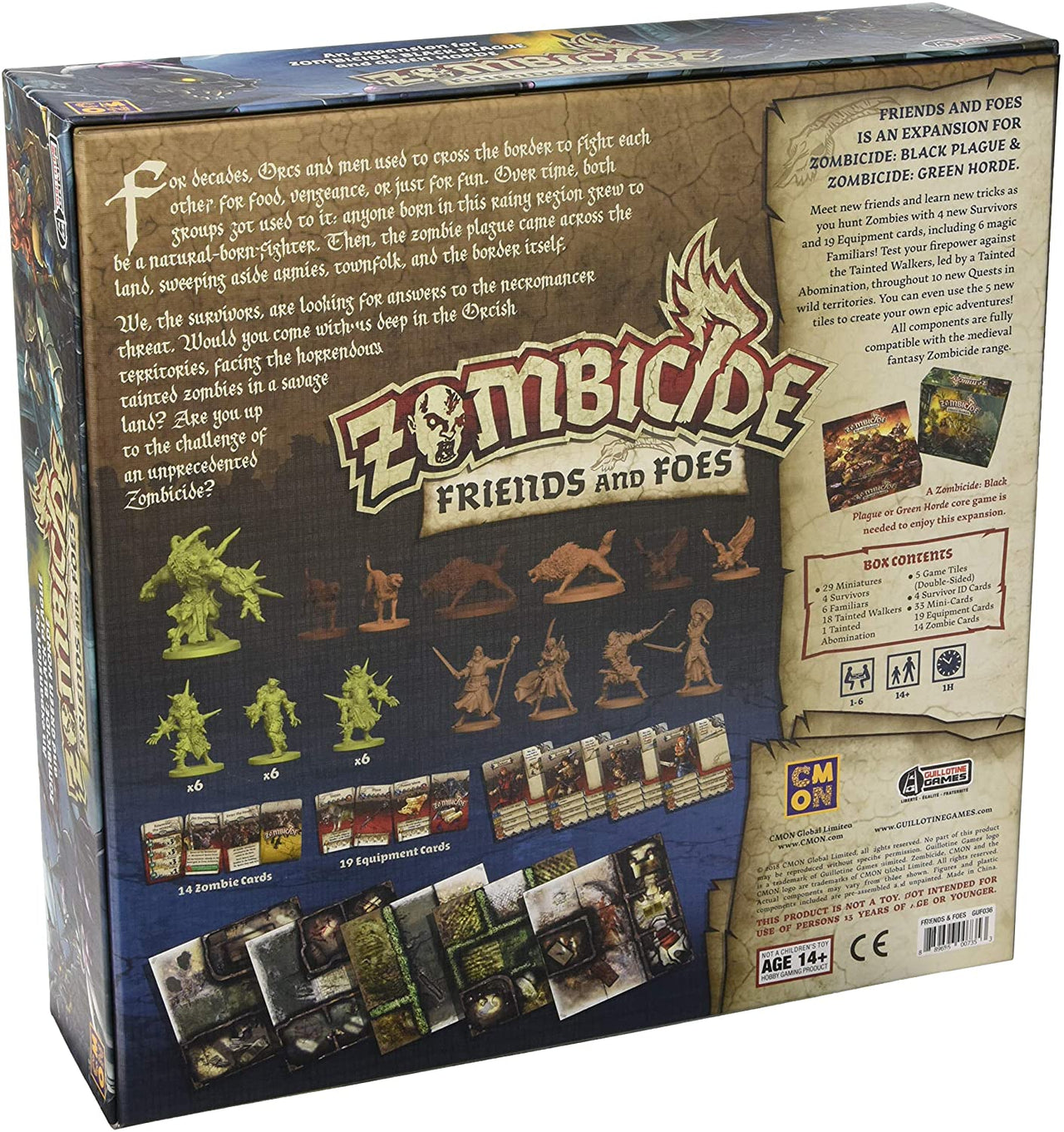 Zombicide: Black Plague Friends And Foes Expansion